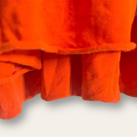 SOLD🚨Free People Raw Edge Drop Waist Sleeveless Anytime Tank Orange - Picture 7 of 10
